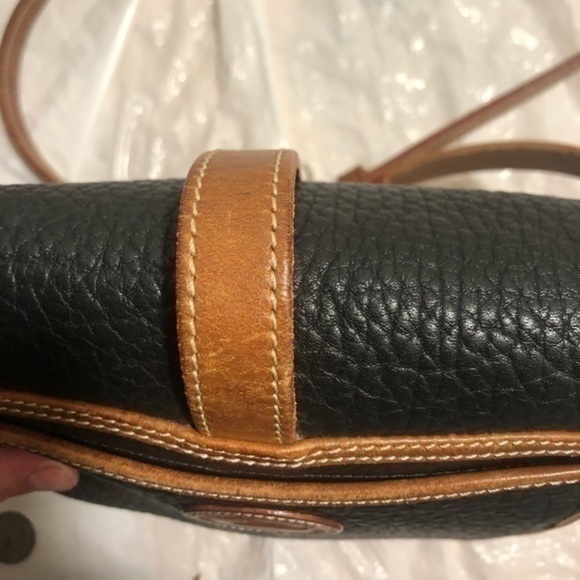 DOONEY & bourke all weather leather black brown vintage binocular crossbody bag - Picture 5 of 14